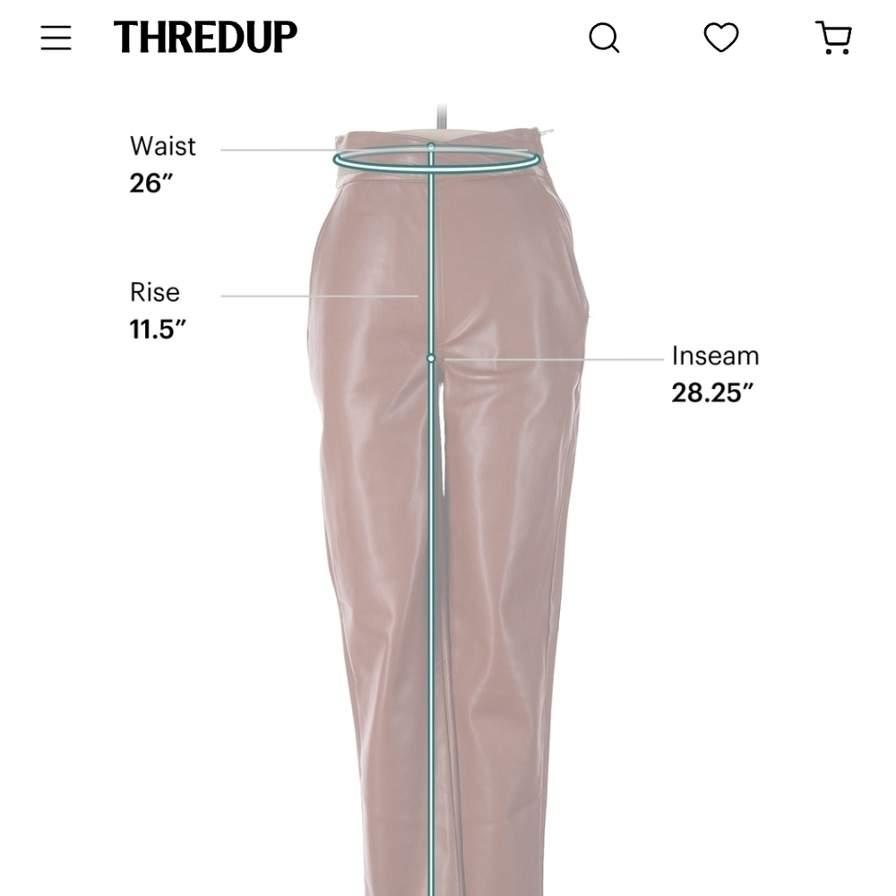 7 For All Mankind Tan and Gray Leather Pants